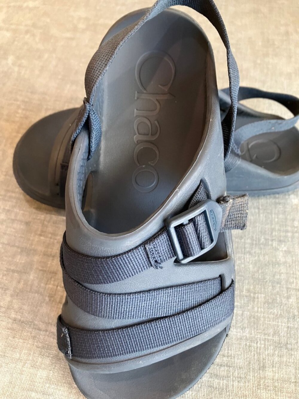 Chaco Chillos Womens Sandals Size 8 Navy Blue Adjustable Straps Outdoor Hiking